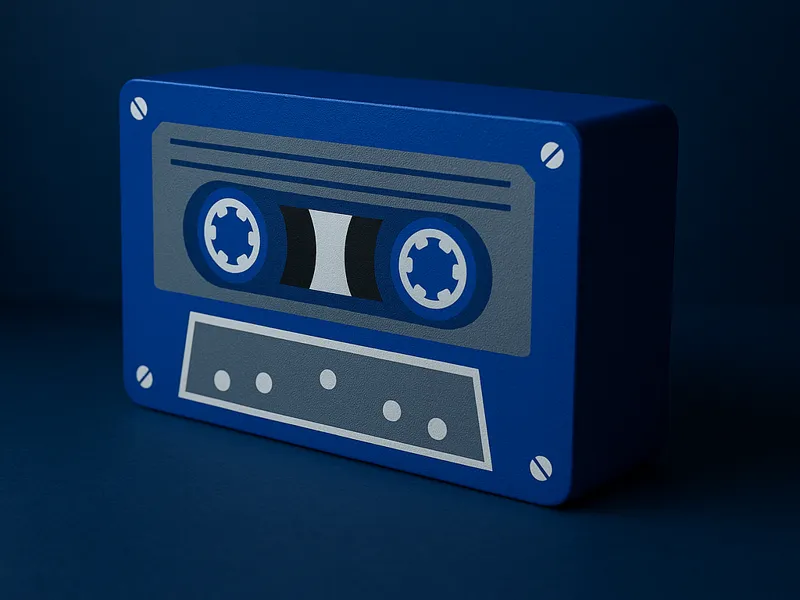 Tape Lightbox (90s vintage table lamp)
