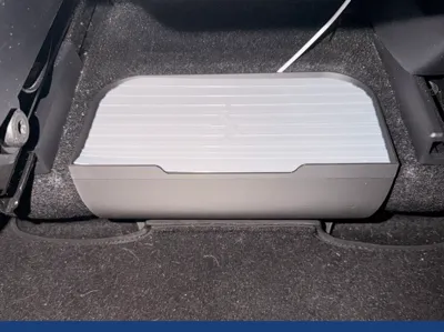Tesla Back Seat - Charging Pad & Storage - Juniper