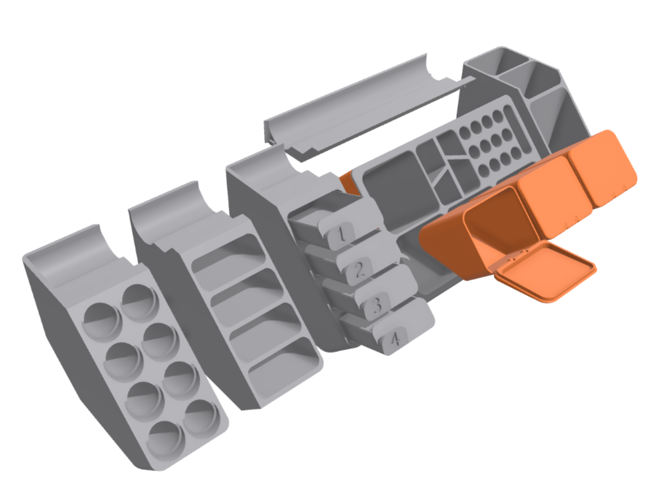 Modustack Organizer Modüler Masaüstü Depolama Sistemi