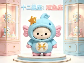 十二星座：双鱼座（已分色拆件 免AMS）