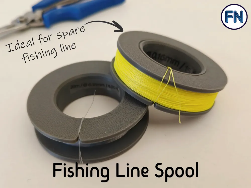 Spool for spare fishing line - Free 3D Print Model - MakerWorld