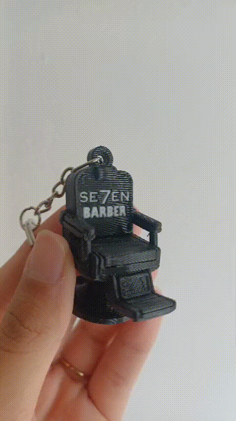 Llavero Silla de Barbería