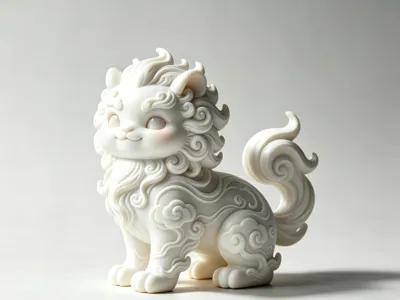 Auspicious Clouds and Mythical Beasts