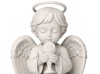 Modern Minimalist Communion Angel