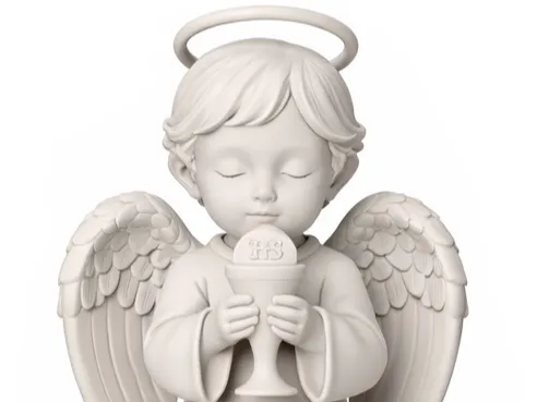 Modern Minimalist Communion Angel
