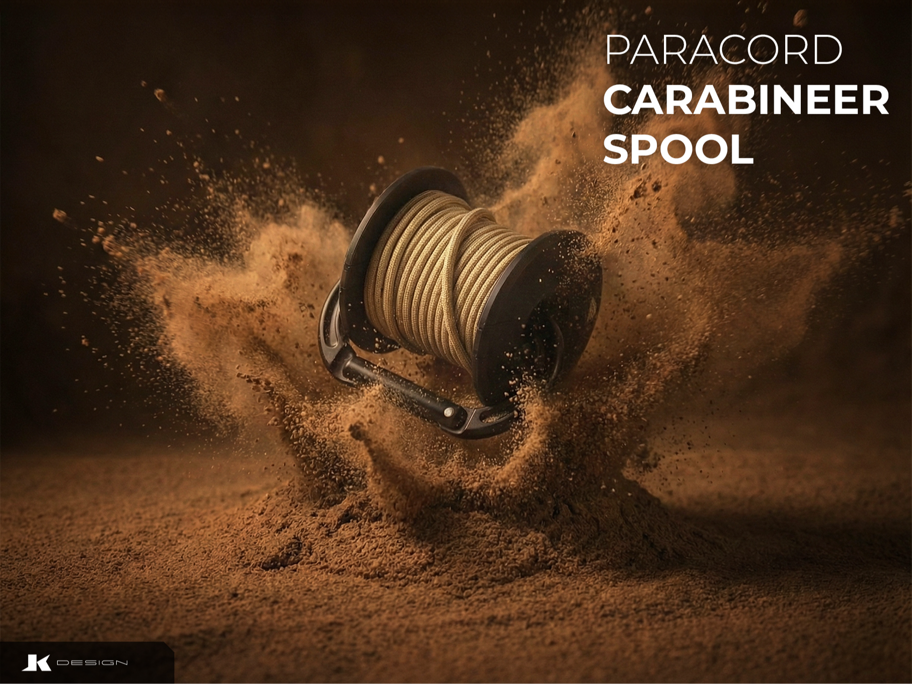 Paracord Carabineer Spool