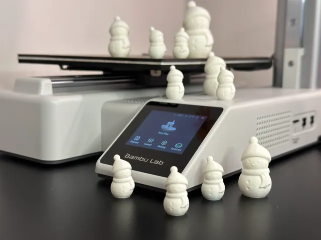 Cute Mini Christmas Snowman