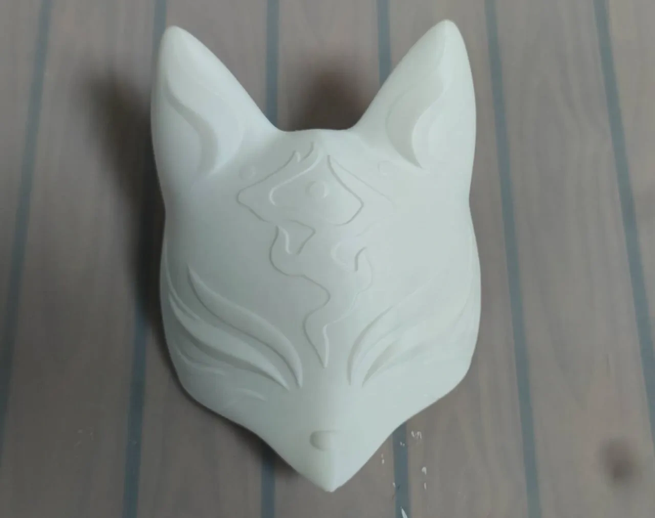 Miniatura 1 do modelo 3D 花火面具（白）