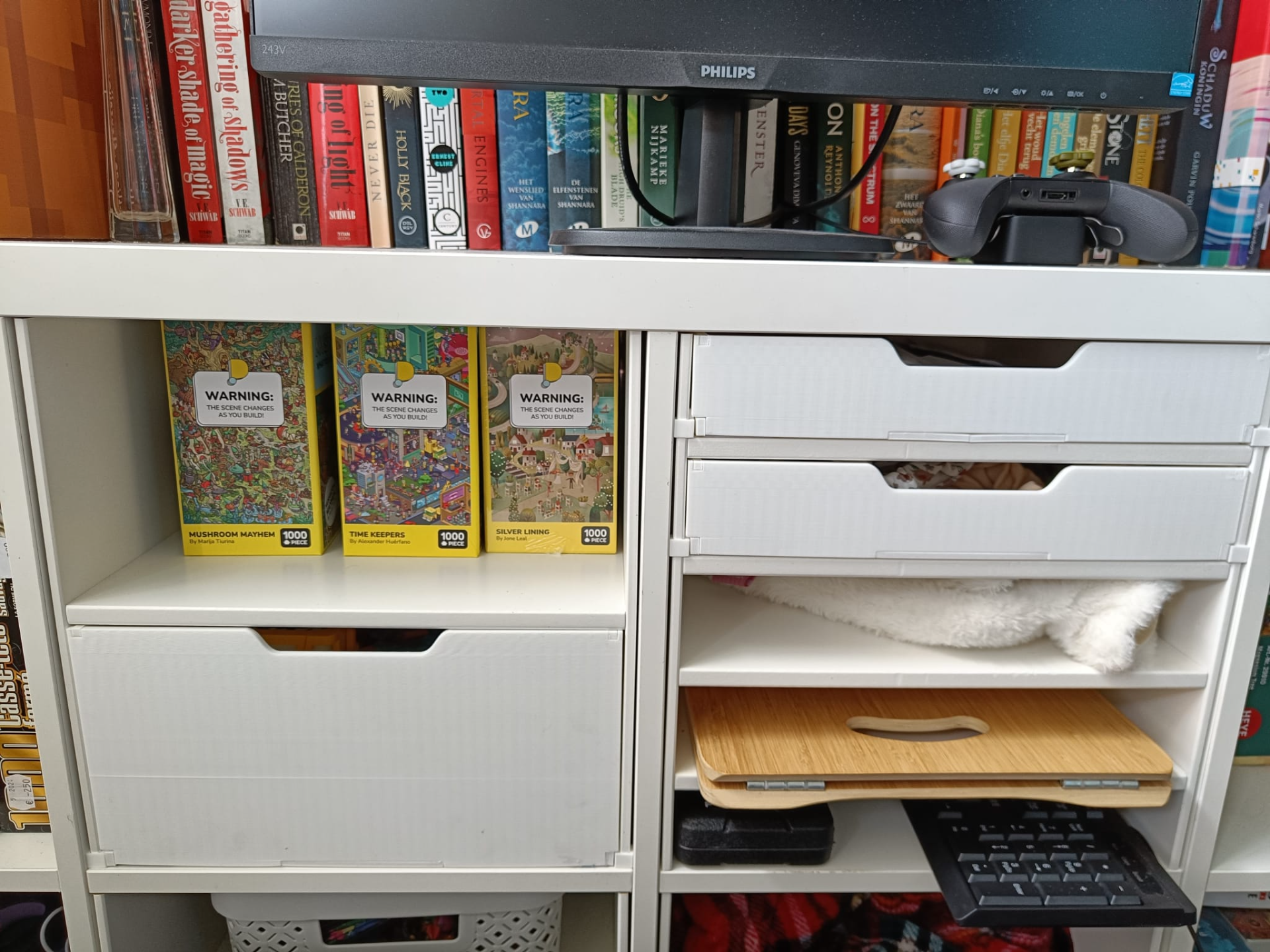 Kallax shelf insert drawers