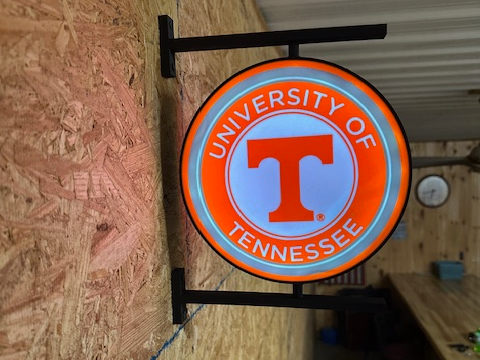 Tennessee Volunteers light box