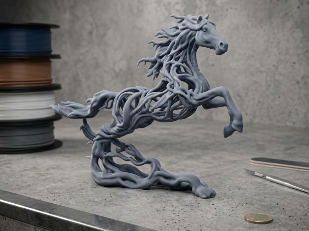 Cavallo Intrecciato 3D model