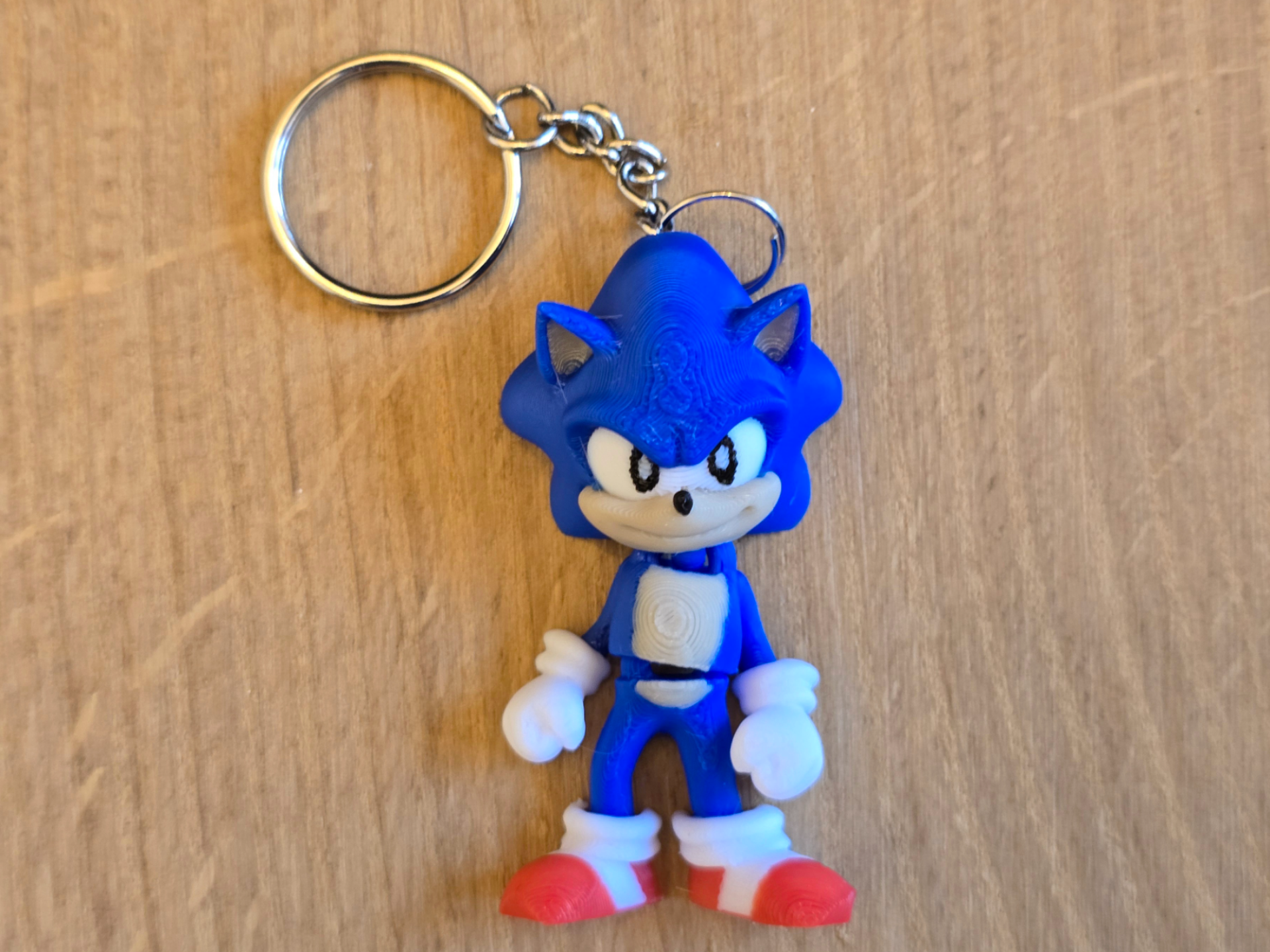 Sega Sonic flexi keychain - 1