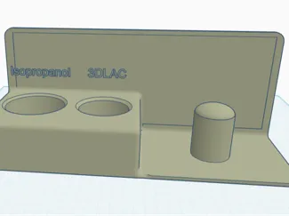 IKEA Skais für Isopropanol, 3DLAC und Küchenpapier