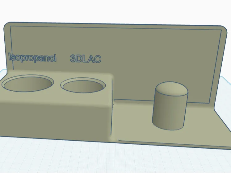 IKEA Skais für Isopropanol, 3DLAC und Küchenpapier