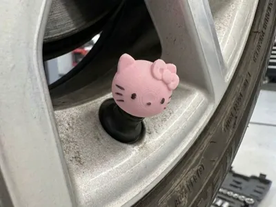 Hello Kitty Tire Valve Cap