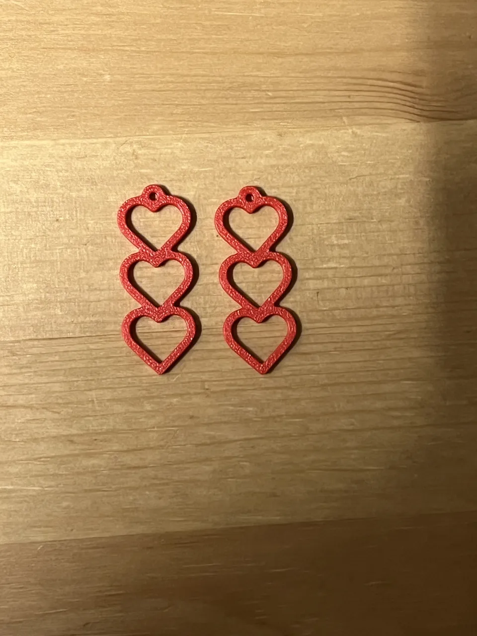 heart earrings view 2