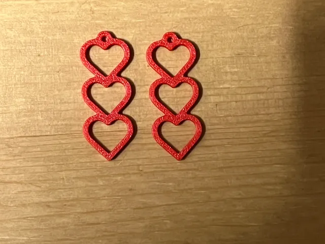 heart earrings