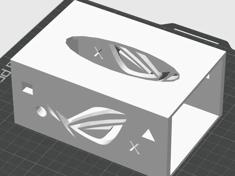ROG paper towel box ROG纸巾盒