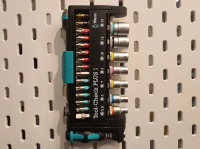 Ikea Skadis Pegboard - Wera Toolcheck Plus 1 Hook