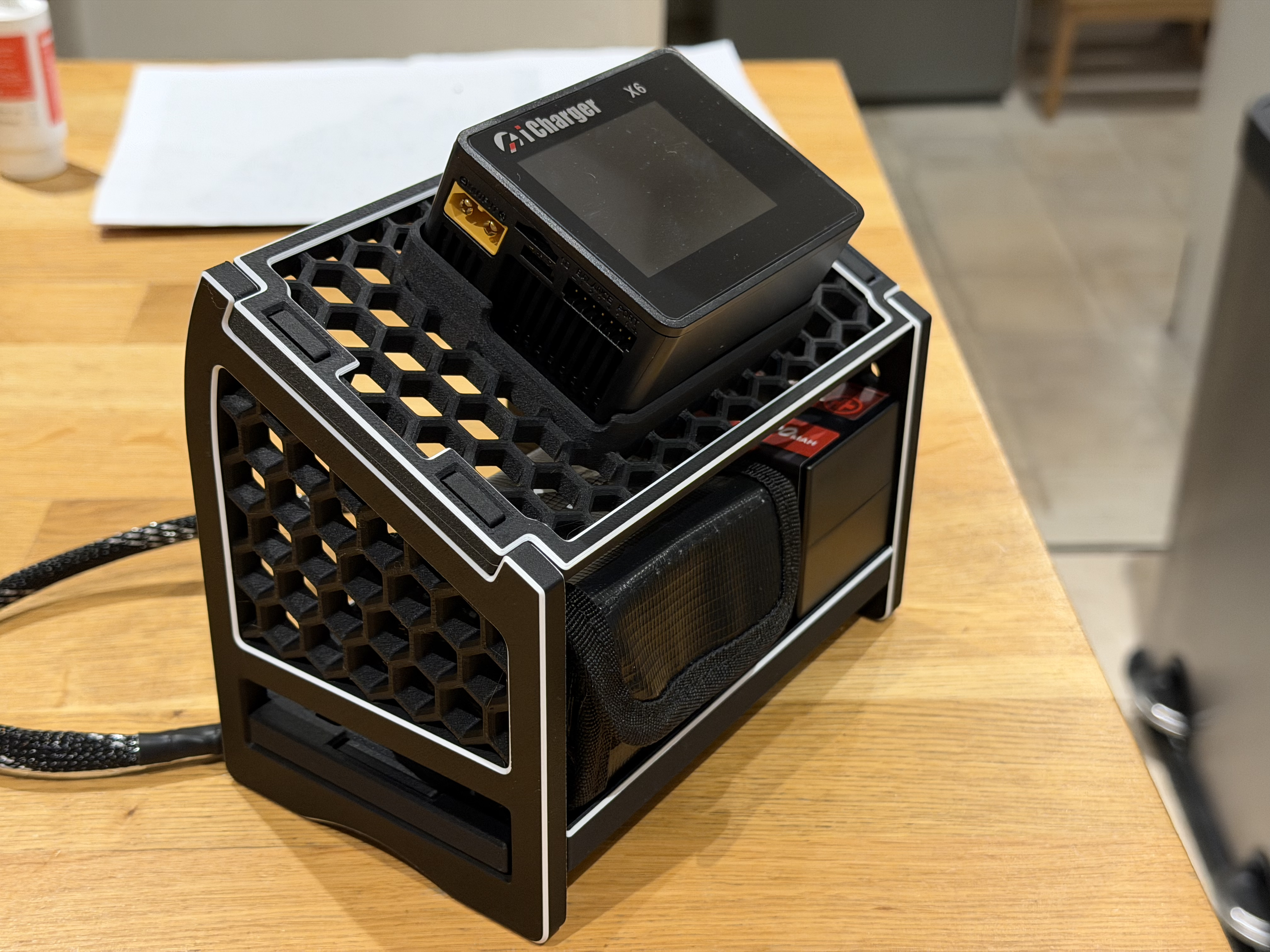 iCharger X6 stand - Free 3D Print Model - MakerWorld