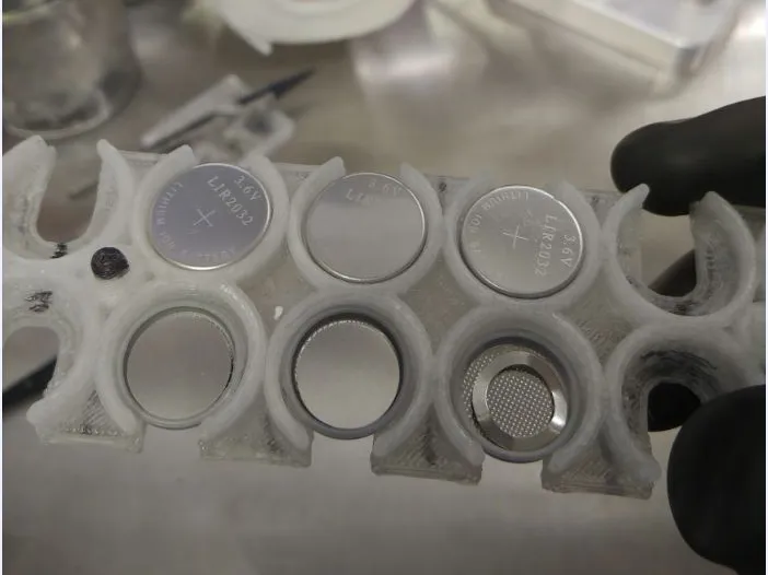 coin cell assambly tray (research/labratory)