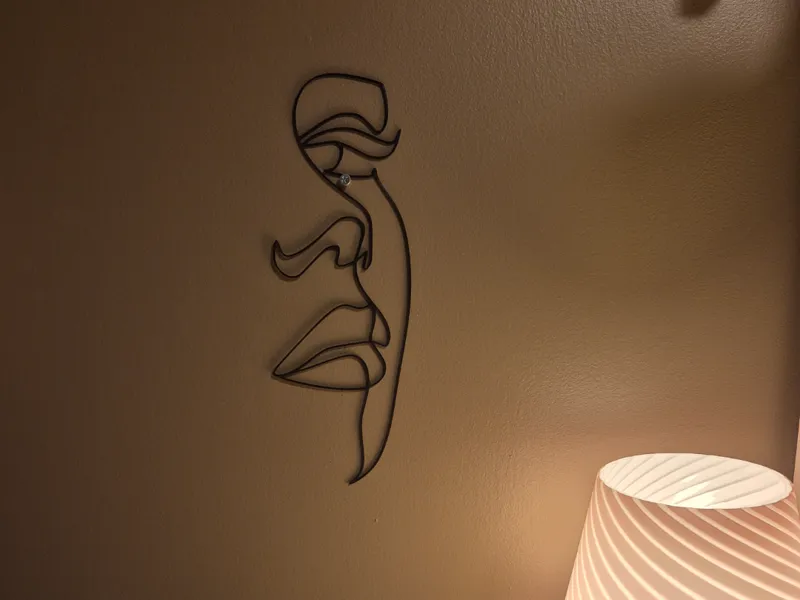 Half Face Wall Art