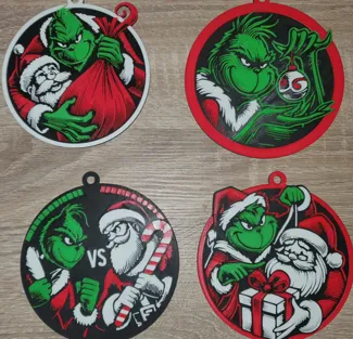 Grinch VS Santa Claus Set just 4 colors