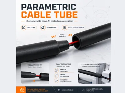 Cable Tubes - Parametric Modular System
