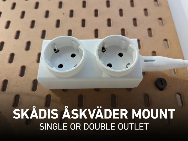 SKADIS ASKVADER Power Strip Mount (T-Clip System)