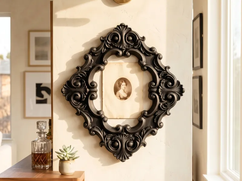Baroque Diamond Ornate Wall Frame