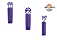Mini emballage cadeau, lot de 3 motifs — photo 4
