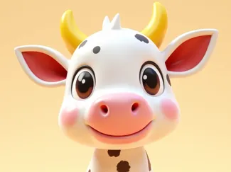 Cute Cow