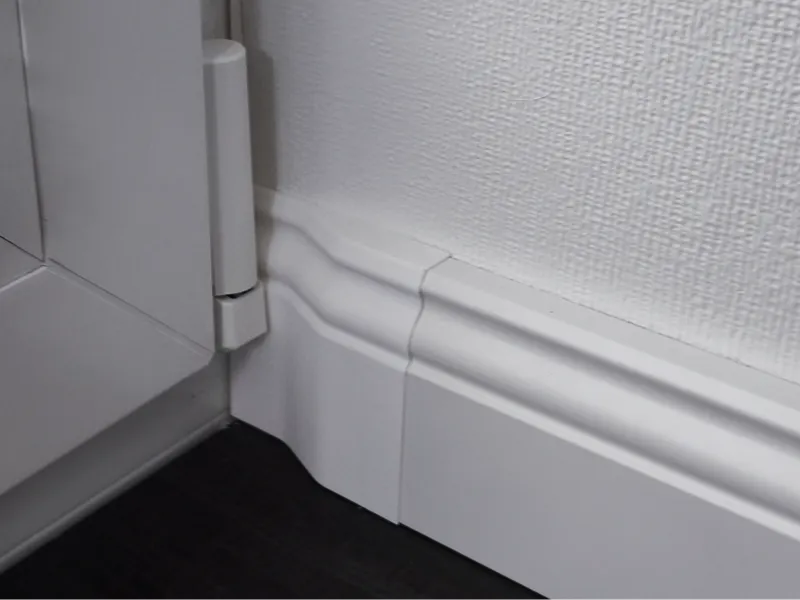 Hamburg baseboard, 80 x 18 mm, for window areas