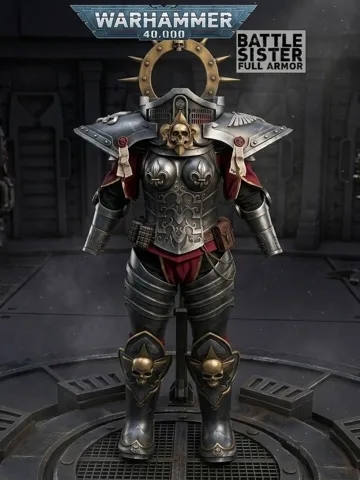 Tapa o cubierta: Battle Sister full armor — vista de referencia 2