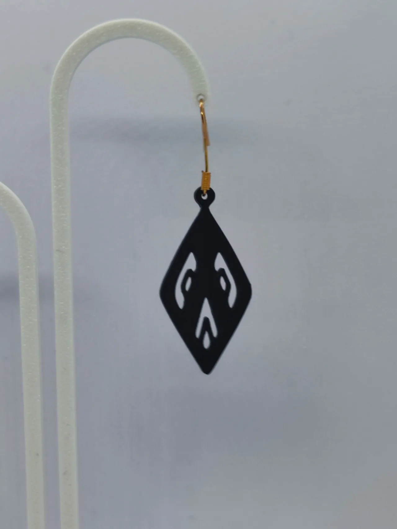 Pendientes Rombos Ébano view 4