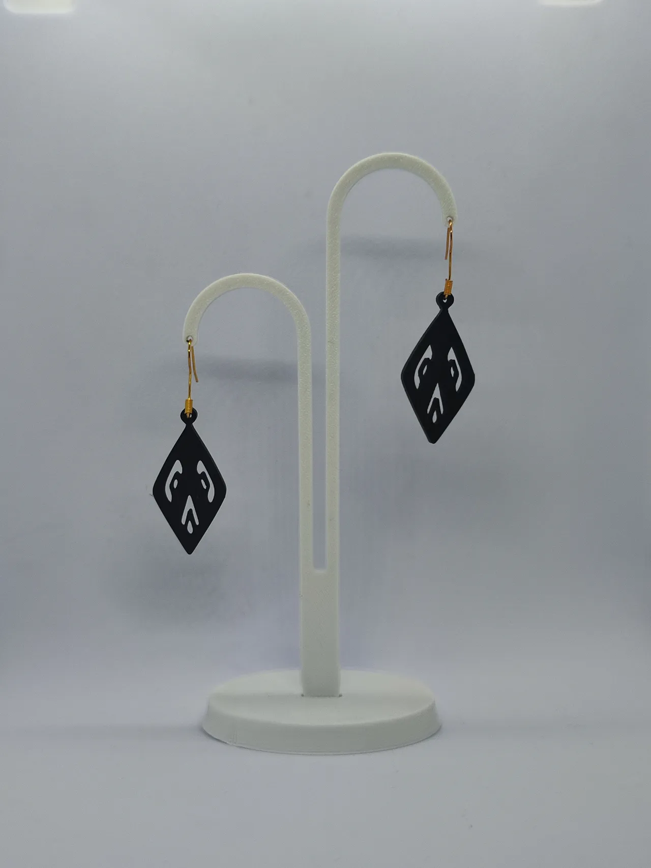 Pendientes Rombos Ébano view 2