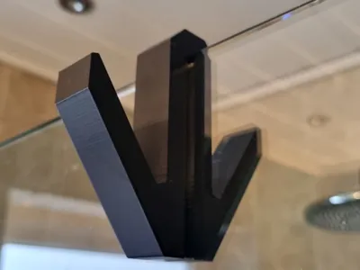 Customizable Shower Hook (Two-Sided Anchor)