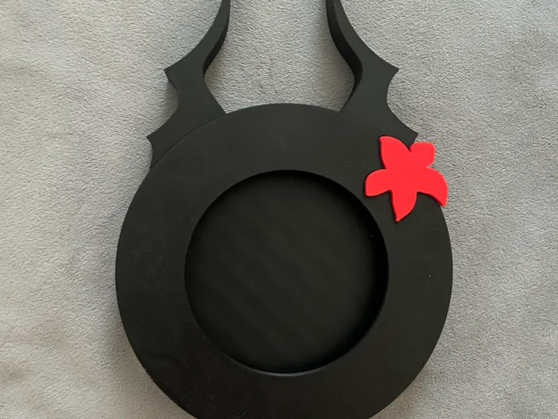 吧唧徽章谷美-秦彻簪花龙角版 可套自封袋 Sylus‘ Badge Frame