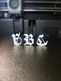 Alphabet gothique 3D — photo 3