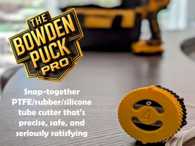 PTFE Tube Cutter Silicone Rubber | Bowden Puck Pro