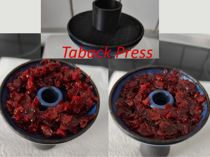 Shisha/Hookah tobacco press