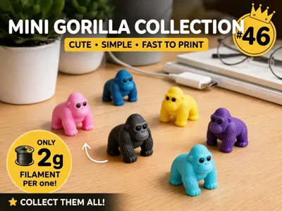 Mini Gorilla Fidget - Micro Zoo