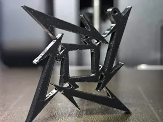 Metallica Ninja Star keychain