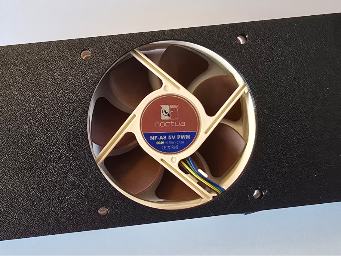 3Dプリント 10インチラック用2U 80mm冷却ファンホルダー2個 - 無料3D