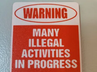 Totally legal sign