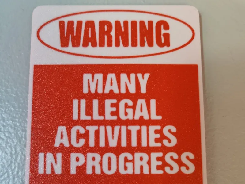 Totally legal sign