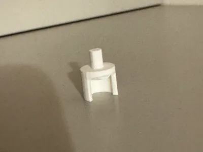 shoe rack rod support, internal diam. 9.8, external diam. 13.8 mm