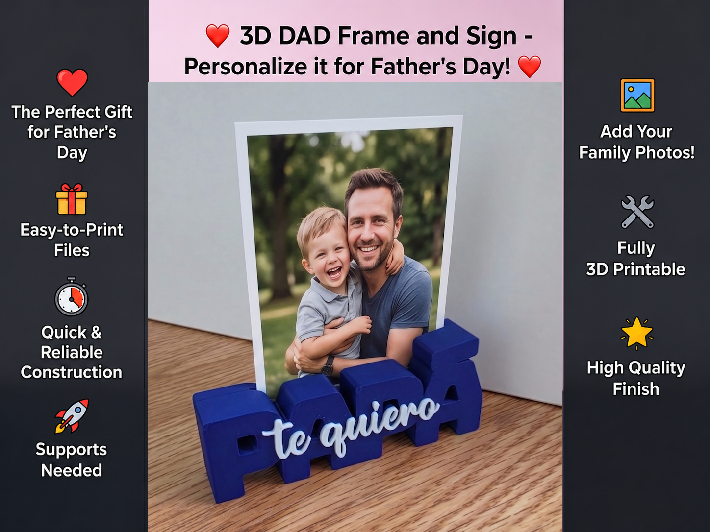 Father's Day/Dad Frame and Sign