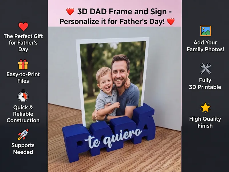 Father's Day/Dad Frame and Sign