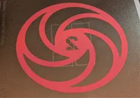 Single color - numbers cut out.